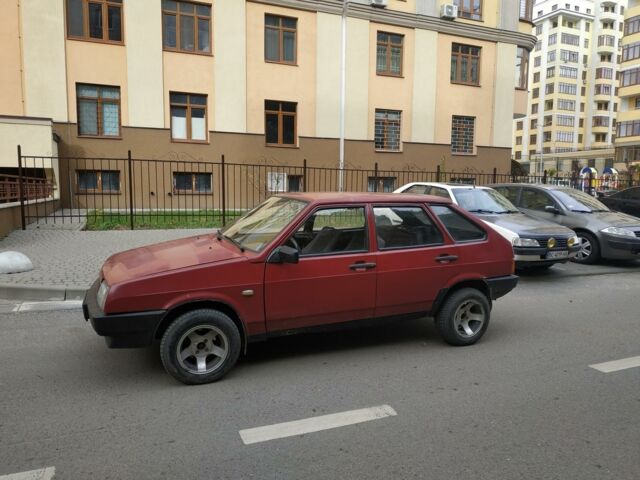 Красный ВАЗ 2109, объемом двигателя 1.5 л и пробегом 59 тыс. км за 1500 $, фото 1 на Automoto.ua