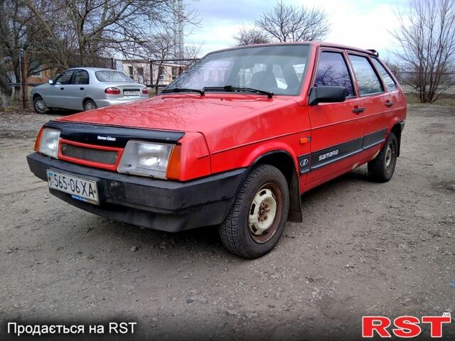 Красный ВАЗ 2109, объемом двигателя 15 л и пробегом 0 тыс. км за 1080 $, фото 1 на Automoto.ua