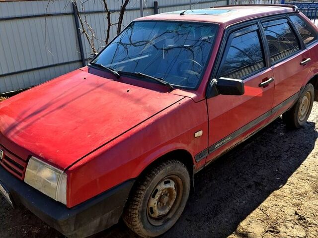 Красный ВАЗ 2109, объемом двигателя 1.3 л и пробегом 75 тыс. км за 850 $, фото 1 на Automoto.ua