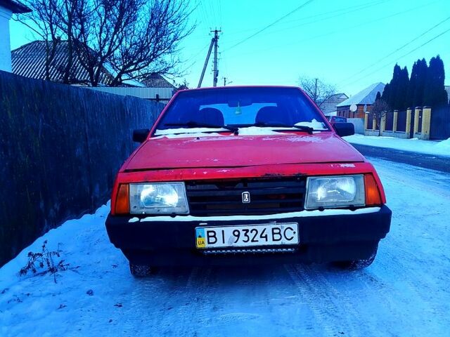 Червоний ВАЗ 2109, об'ємом двигуна 1.3 л та пробігом 200 тис. км за 850 $, фото 1 на Automoto.ua
