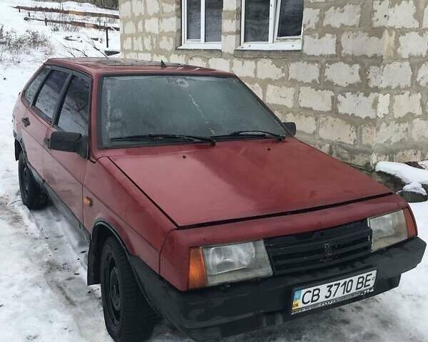 Красный ВАЗ 2109, объемом двигателя 1.3 л и пробегом 250 тыс. км за 600 $, фото 1 на Automoto.ua