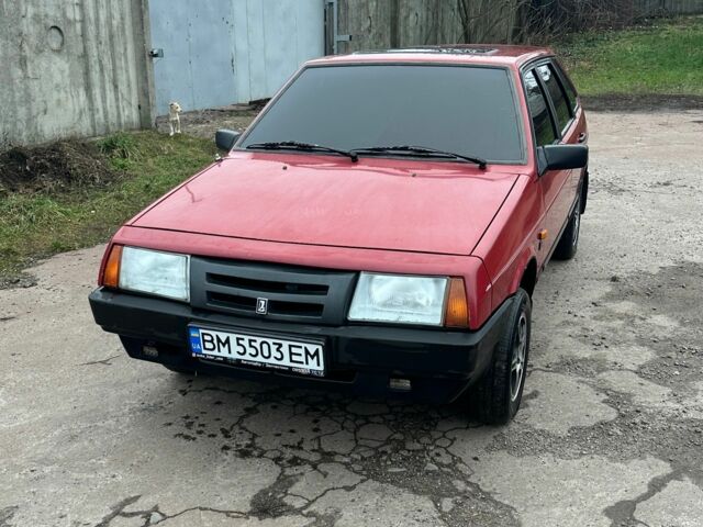 Красный ВАЗ 2109, объемом двигателя 1.5 л и пробегом 57 тыс. км за 1800 $, фото 1 на Automoto.ua
