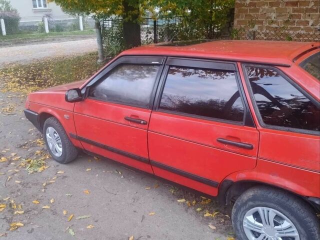 Красный ВАЗ 2109, объемом двигателя 0 л и пробегом 124 тыс. км за 750 $, фото 1 на Automoto.ua