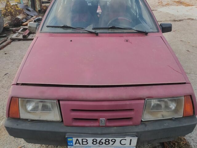 Красный ВАЗ 2109, объемом двигателя 1.1 л и пробегом 91 тыс. км за 1300 $, фото 1 на Automoto.ua