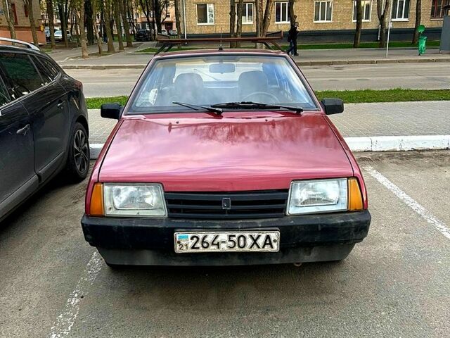 Красный ВАЗ 2109, объемом двигателя 1.5 л и пробегом 99 тыс. км за 650 $, фото 1 на Automoto.ua