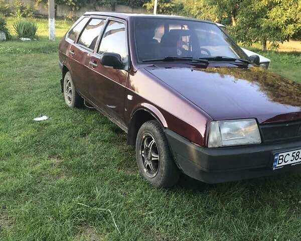 Красный ВАЗ 2109, объемом двигателя 1.3 л и пробегом 244 тыс. км за 1450 $, фото 1 на Automoto.ua