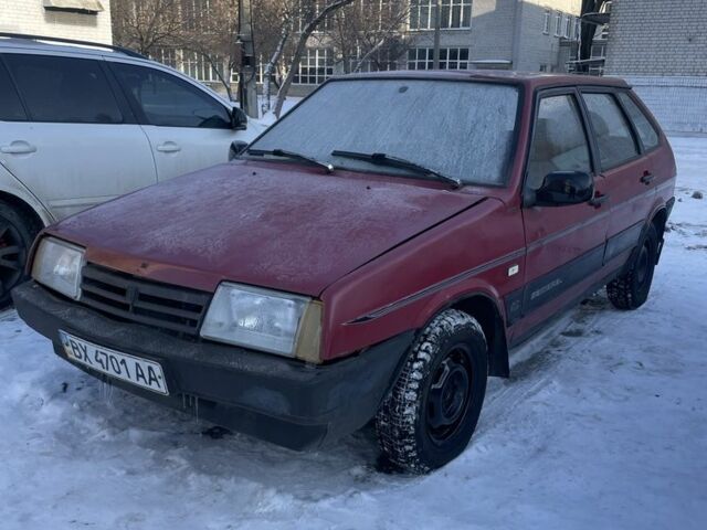 Красный ВАЗ 2109, объемом двигателя 1.5 л и пробегом 355 тыс. км за 750 $, фото 1 на Automoto.ua