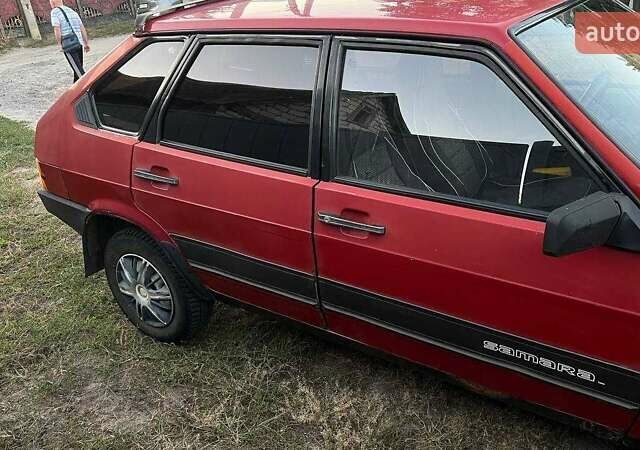 Красный ВАЗ 2109, объемом двигателя 1.5 л и пробегом 40 тыс. км за 1214 $, фото 1 на Automoto.ua