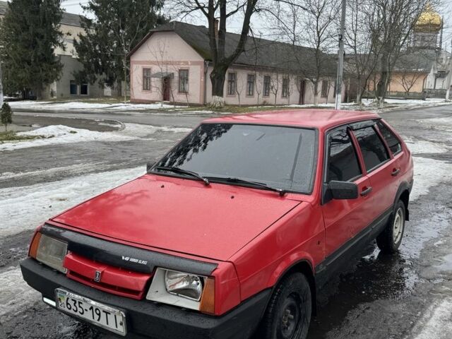 Красный ВАЗ 2109, объемом двигателя 1.3 л и пробегом 154 тыс. км за 750 $, фото 1 на Automoto.ua