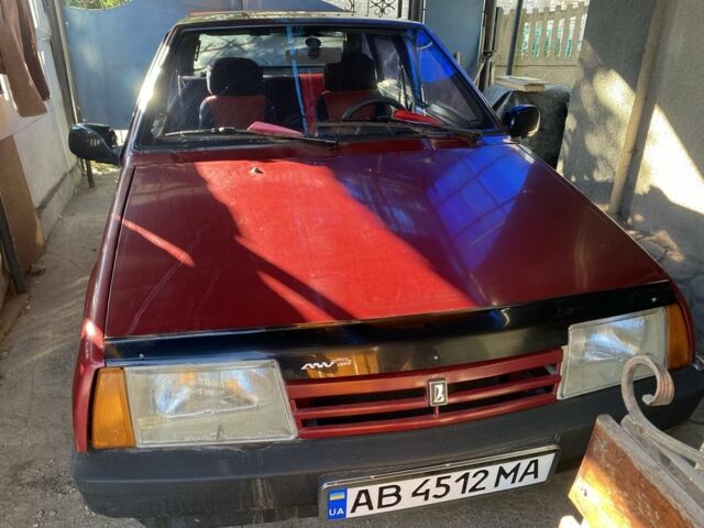 Красный ВАЗ 2109, объемом двигателя 1.3 л и пробегом 88 тыс. км за 1200 $, фото 1 на Automoto.ua