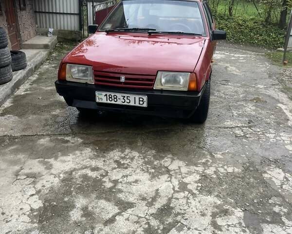 Красный ВАЗ 2109, объемом двигателя 1.3 л и пробегом 400 тыс. км за 550 $, фото 1 на Automoto.ua
