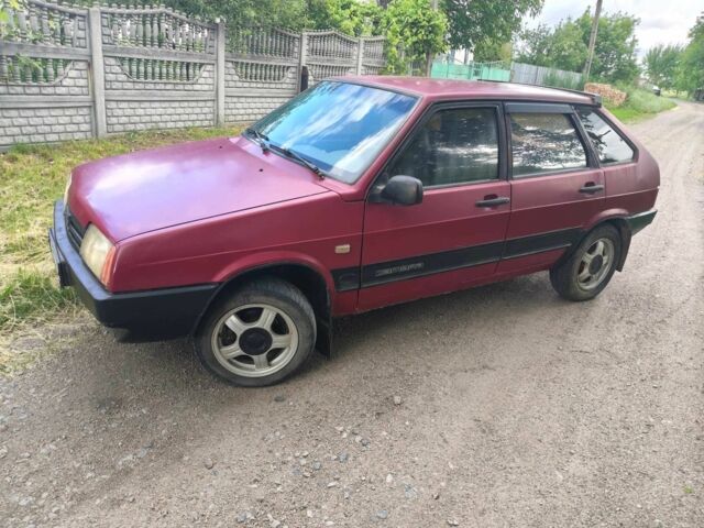 Красный ВАЗ 2109, объемом двигателя 1.5 л и пробегом 100 тыс. км за 600 $, фото 1 на Automoto.ua