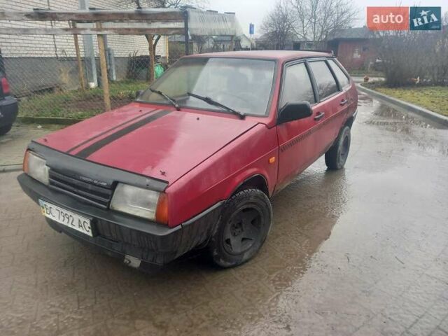 Красный ВАЗ 2109, объемом двигателя 1.5 л и пробегом 250 тыс. км за 550 $, фото 1 на Automoto.ua