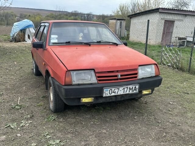 Красный ВАЗ 2109, объемом двигателя 1.3 л и пробегом 3 тыс. км за 400 $, фото 1 на Automoto.ua