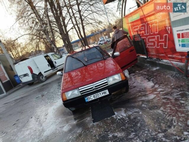 Красный ВАЗ 2109, объемом двигателя 1.29 л и пробегом 232 тыс. км за 850 $, фото 1 на Automoto.ua