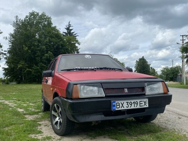 Красный ВАЗ 2109, объемом двигателя 1.3 л и пробегом 68 тыс. км за 750 $, фото 1 на Automoto.ua