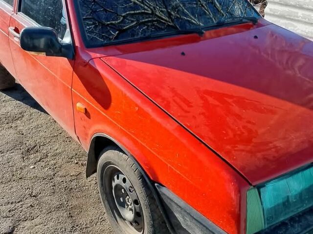 Красный ВАЗ 2109, объемом двигателя 0 л и пробегом 100 тыс. км за 1000 $, фото 1 на Automoto.ua