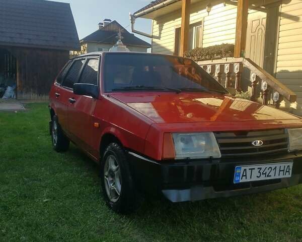 Красный ВАЗ 2109, объемом двигателя 1.3 л и пробегом 94 тыс. км за 1250 $, фото 1 на Automoto.ua