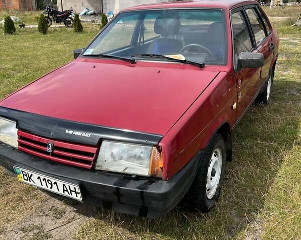Красный ВАЗ 2109, объемом двигателя 1.5 л и пробегом 143 тыс. км за 950 $, фото 1 на Automoto.ua