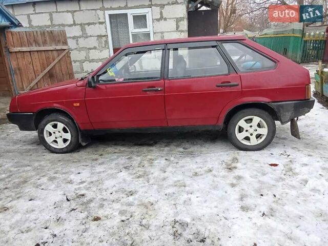Красный ВАЗ 2109, объемом двигателя 1.5 л и пробегом 64 тыс. км за 1500 $, фото 1 на Automoto.ua