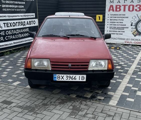 Красный ВАЗ 2109, объемом двигателя 1.5 л и пробегом 2 тыс. км за 750 $, фото 1 на Automoto.ua