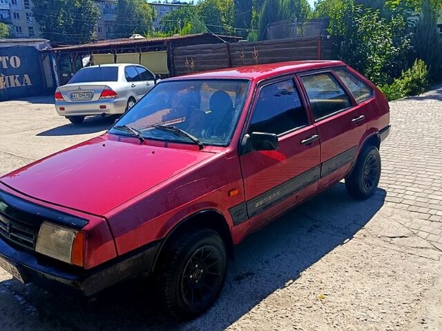 Красный ВАЗ 2109, объемом двигателя 1.5 л и пробегом 0 тыс. км за 600 $, фото 1 на Automoto.ua