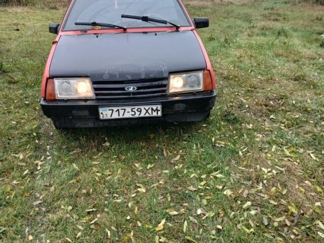 Красный ВАЗ 2109, объемом двигателя 1.5 л и пробегом 20 тыс. км за 443 $, фото 1 на Automoto.ua