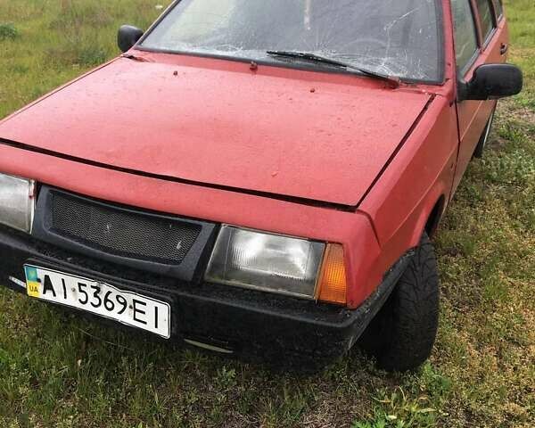 Красный ВАЗ 2109, объемом двигателя 1.5 л и пробегом 59 тыс. км за 458 $, фото 1 на Automoto.ua
