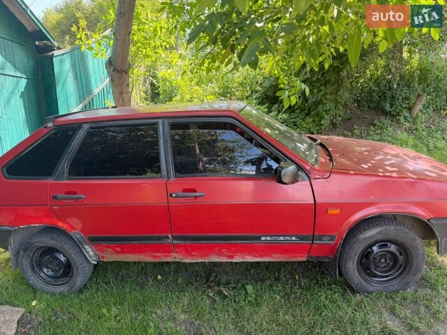 Червоний ВАЗ 2109, об'ємом двигуна 1.5 л та пробігом 60 тис. км за 557 $, фото 1 на Automoto.ua