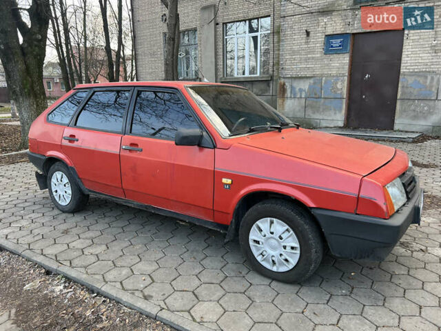 Красный ВАЗ 2109, объемом двигателя 1.3 л и пробегом 50 тыс. км за 1100 $, фото 1 на Automoto.ua