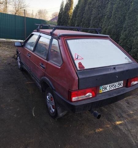 Червоний ВАЗ 2109, об'ємом двигуна 1.29 л та пробігом 545 тис. км за 500 $, фото 1 на Automoto.ua