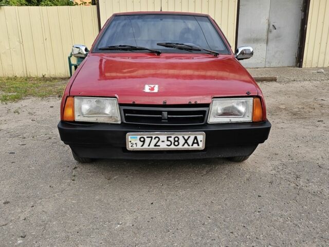 Красный ВАЗ 2109, объемом двигателя 1.5 л и пробегом 10 тыс. км за 850 $, фото 1 на Automoto.ua
