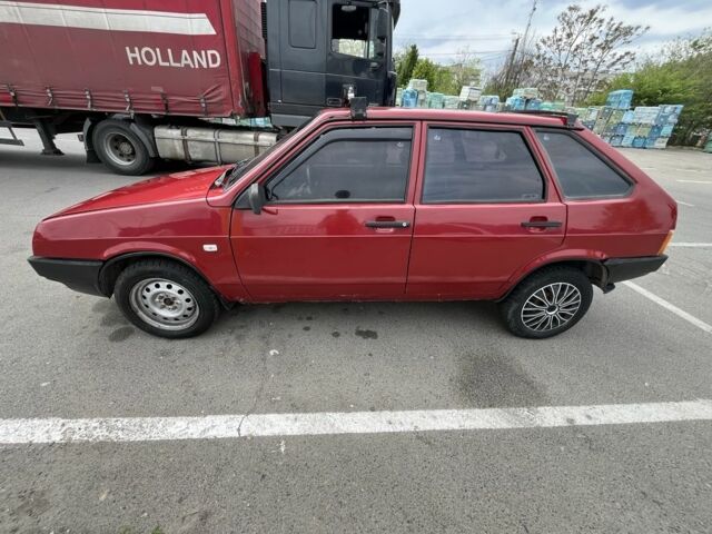 Красный ВАЗ 2109, объемом двигателя 1.5 л и пробегом 51 тыс. км за 506 $, фото 1 на Automoto.ua