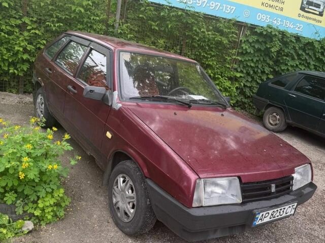 Красный ВАЗ 2109, объемом двигателя 1.1 л и пробегом 150 тыс. км за 410 $, фото 1 на Automoto.ua