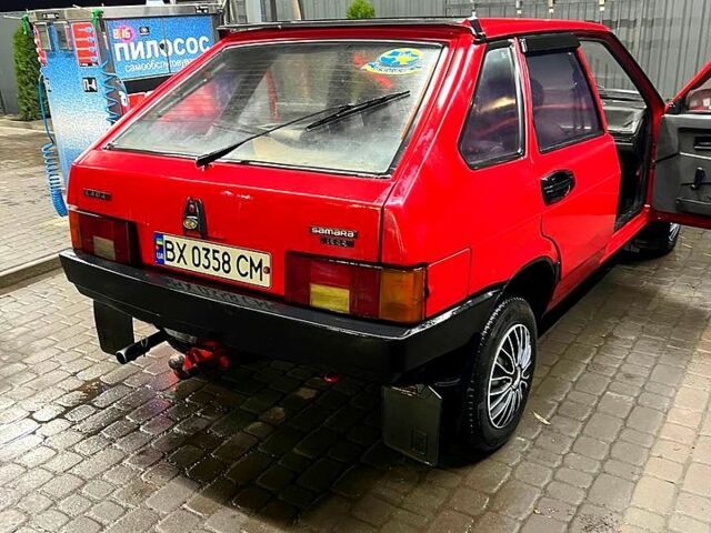 Красный ВАЗ 2109, объемом двигателя 1.5 л и пробегом 200 тыс. км за 1400 $, фото 1 на Automoto.ua