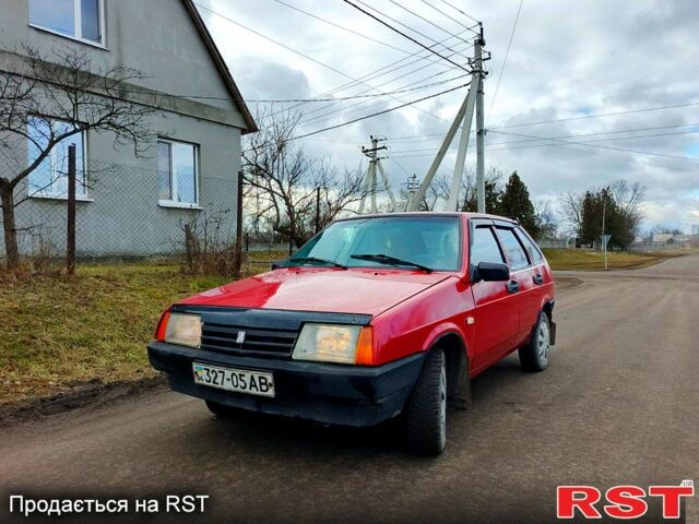 Красный ВАЗ 2109, объемом двигателя 1.5 л и пробегом 0 тыс. км за 1000 $, фото 1 на Automoto.ua