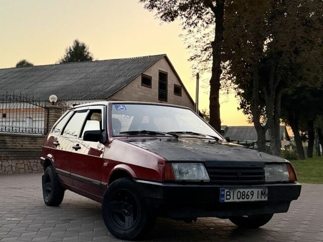 Красный ВАЗ 2109, объемом двигателя 1.1 л и пробегом 99 тыс. км за 999 $, фото 1 на Automoto.ua
