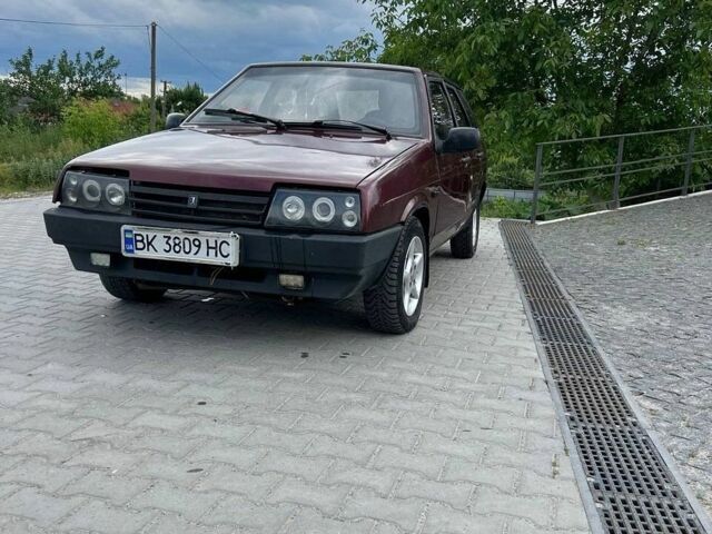 Красный ВАЗ 2109, объемом двигателя 1.29 л и пробегом 50 тыс. км за 700 $, фото 1 на Automoto.ua