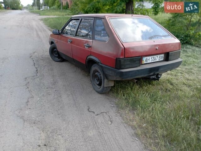 Червоний ВАЗ 2109, об'ємом двигуна 1.29 л та пробігом 909 тис. км за 2000 $, фото 1 на Automoto.ua