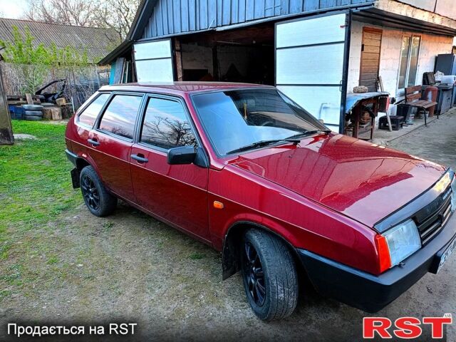 Красный ВАЗ 2109, объемом двигателя 1.3 л и пробегом 200 тыс. км за 1200 $, фото 1 на Automoto.ua