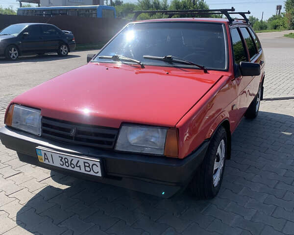 Красный ВАЗ 2109, объемом двигателя 1.5 л и пробегом 163 тыс. км за 1550 $, фото 1 на Automoto.ua