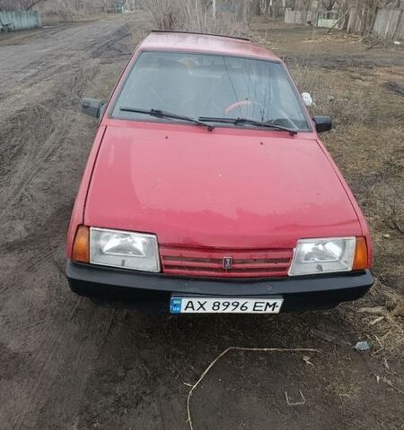 Красный ВАЗ 2109, объемом двигателя 1.5 л и пробегом 111 тыс. км за 1000 $, фото 1 на Automoto.ua