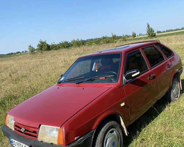 Красный ВАЗ 2109, объемом двигателя 1.29 л и пробегом 127 тыс. км за 1400 $, фото 1 на Automoto.ua