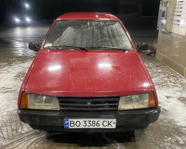 Красный ВАЗ 2109, объемом двигателя 1.5 л и пробегом 10 тыс. км за 650 $, фото 1 на Automoto.ua