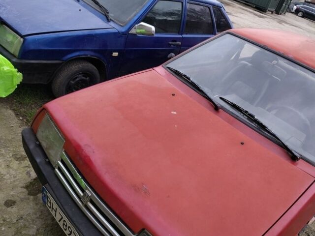 Красный ВАЗ 2109, объемом двигателя 1.5 л и пробегом 123 тыс. км за 1072 $, фото 1 на Automoto.ua