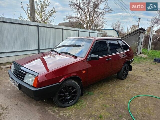 Красный ВАЗ 2109, объемом двигателя 1.3 л и пробегом 150 тыс. км за 1050 $, фото 1 на Automoto.ua