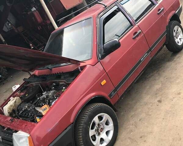 Красный ВАЗ 2109, объемом двигателя 1.45 л и пробегом 300 тыс. км за 1000 $, фото 1 на Automoto.ua