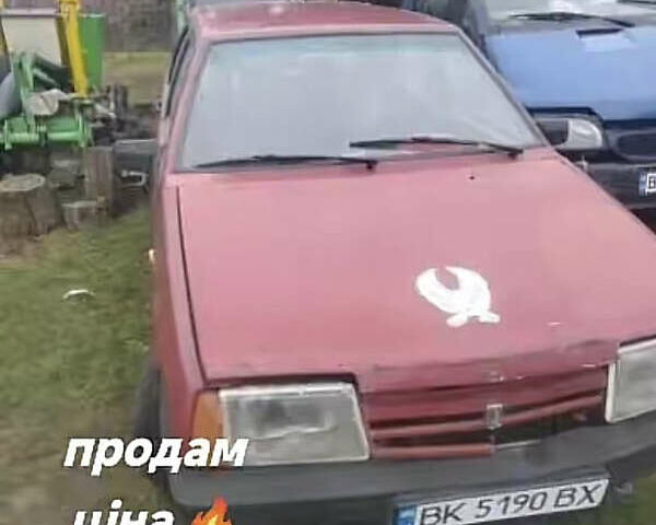 Красный ВАЗ 2109, объемом двигателя 1.29 л и пробегом 65 тыс. км за 400 $, фото 1 на Automoto.ua