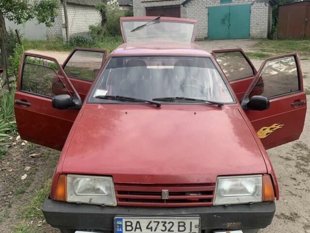 Красный ВАЗ 2109, объемом двигателя 1.5 л и пробегом 60 тыс. км за 1800 $, фото 1 на Automoto.ua