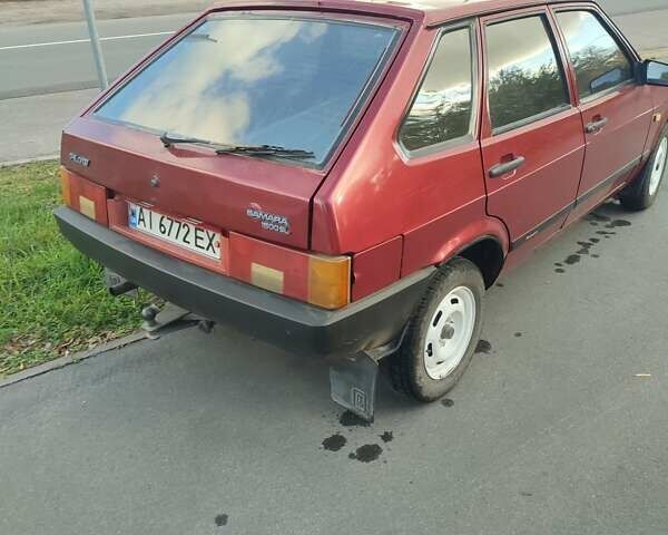 Червоний ВАЗ 2109, об'ємом двигуна 1.29 л та пробігом 160 тис. км за 900 $, фото 1 на Automoto.ua